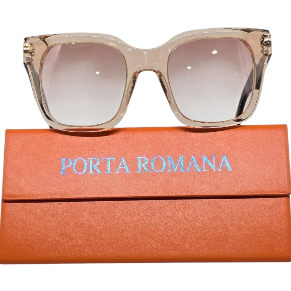 Porta Romana Light Tan Sunglasses